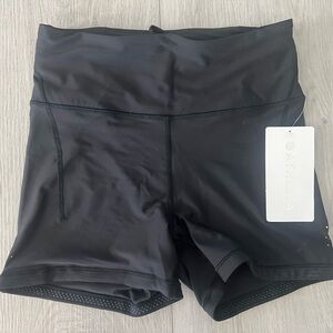 Athleta Women's High-Waisted Black Athletic Shorts